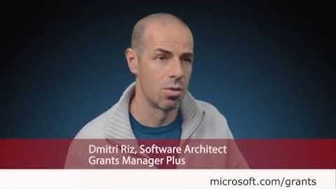 Microsoft Grants Manager Plus Solution Vision