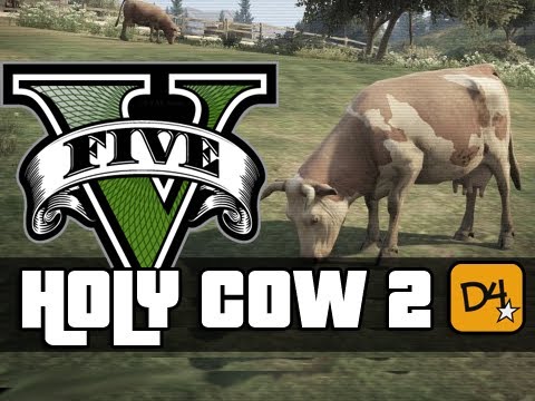 GTA 5 HOLY COW 2! Save Betsy! - #SaveTheCows! (Grand Theft Auto 5)