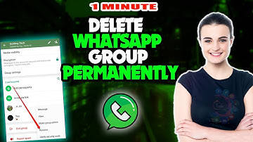 How to delete whatsapp group permanently (Quick & Easy)