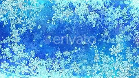 Frost Snow Flakes | Motion Graphics - Envato elements