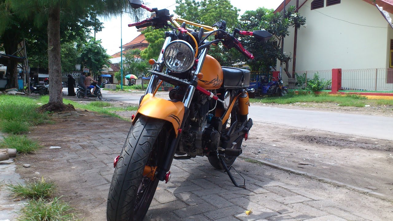 Modif Motor Honda Cg 125 Ciamik Youtube