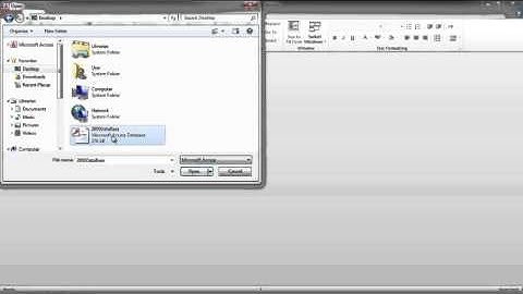 How to Convert MS Access 2000 to 2010