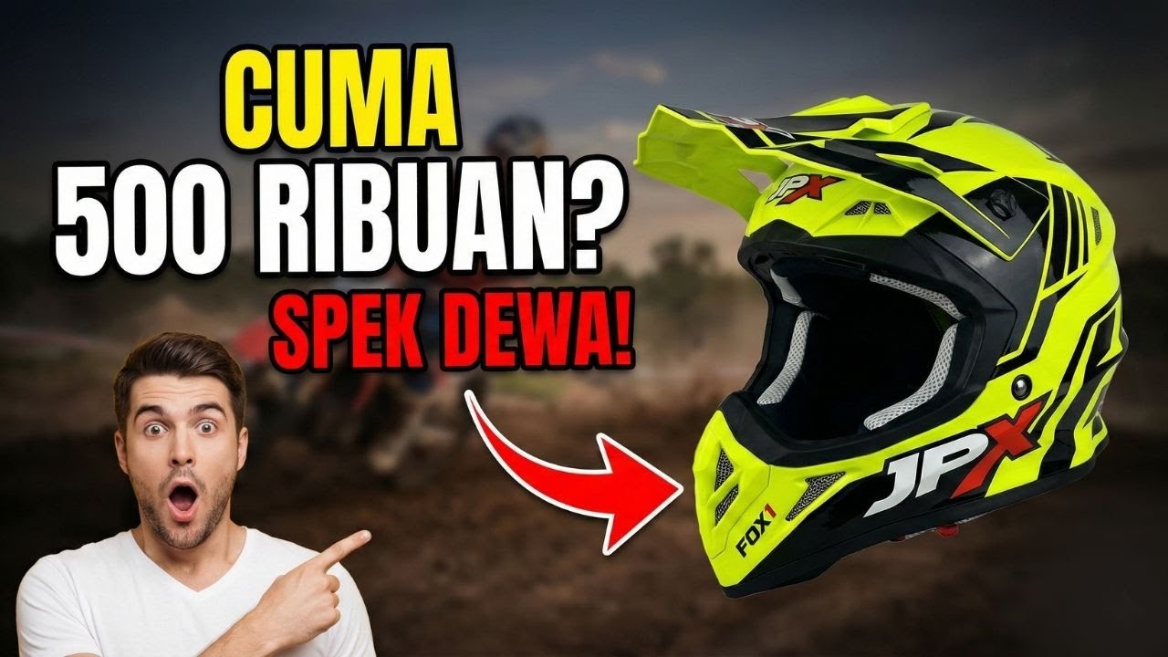 5 HELM TRAIL TERBAIK 2026: Cuma 500 Ribuan Tapi Spek Dewa!