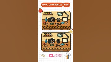 Find 3 Differences at the Camera Repair Bench – Can You Spot Them? #061