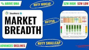 How to Calculate NSE Market Breadth in Google Sheet?✅