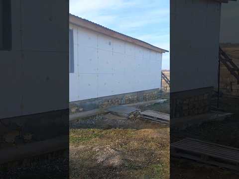 Утепление дома пенопластом