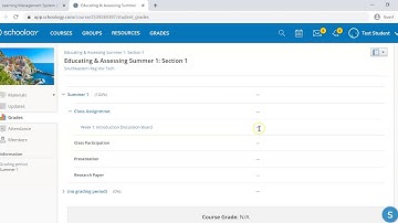 Schoology Course Tour