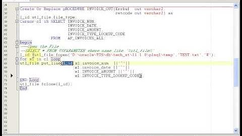 Oracle Apps Tutorial-20:Out Bound Inteface
