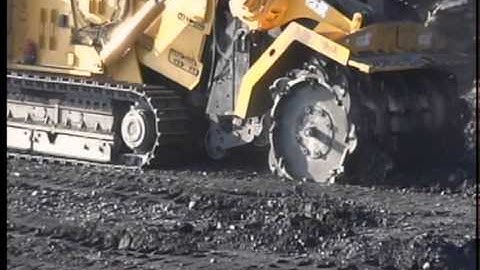 T1255III Terrain Leveler Surface Excavation Machine in Coal