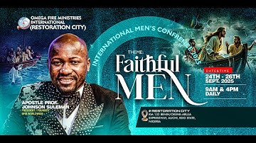 INTERNATIONAL MEN CONFERENCE 2025 || With Apostle Johnson Suleman || Day 2 Morning - SEPT. 25TH 2025