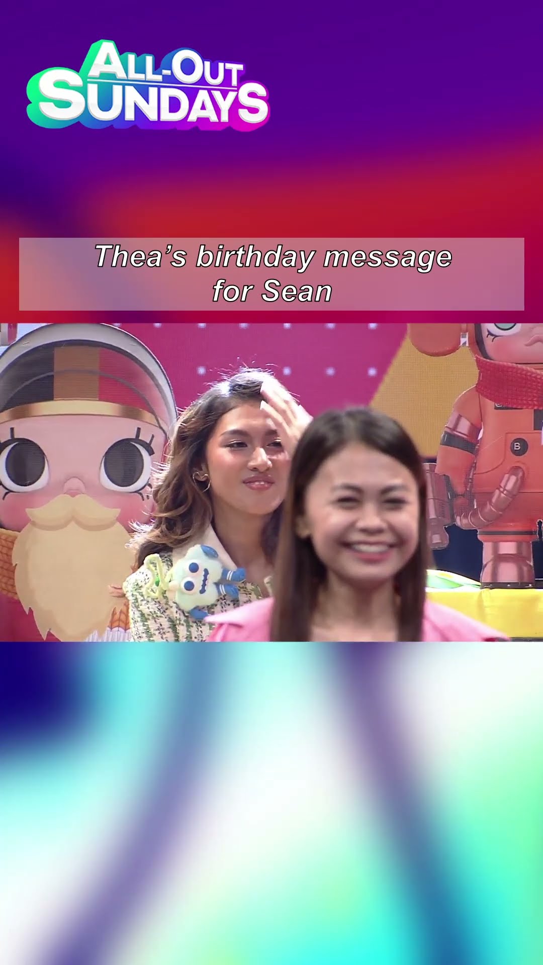 Thea’s birthday message for Sean #shorts | All-Out Sundays