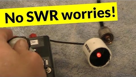 Tune for max brightness: LED RF current indicator for end-fed antennas