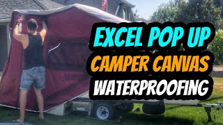 Excel Pop Up Camper Canvas Waterproofing | LeesUre Lite | SLT Trailers
