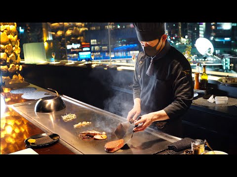 圧巻の職人業!! 鉄板焼き  