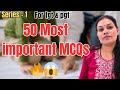 50 Most Important MCQs for tgt & pgt