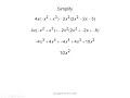 Distributing Variable Factors Monomials