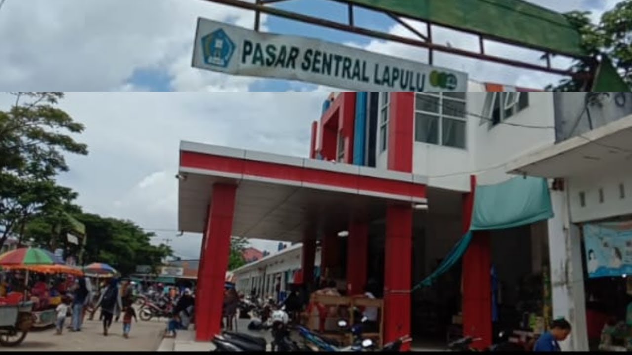  Pasar  Sentral Lapulu Sulawesi  Tenggara YouTube
