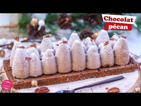 🎄-buche-de-noel-chocolat-noix-de-pecan-🎄
