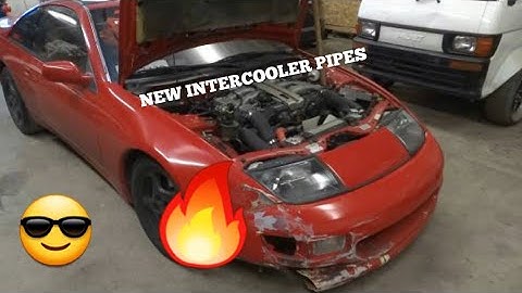 Nissan 300zx gets custom intercooler pipe