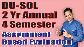 DU SOL 2 YEAR ANNUAL 4 SEMESTER ASSIGNMENT BASED EVALUATION EduTrix | Ashok Kumar |