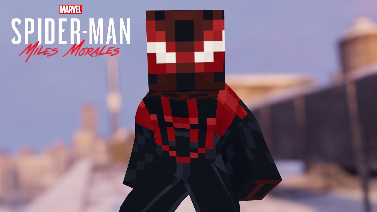 Spider-Man: Miles Morales PC - Minecraft Miles Morales Suit MOD Free ...