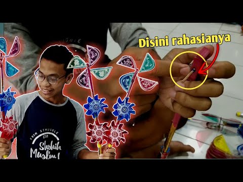 Cara merakit kitiran | Mainan tradisional | Aziz IT