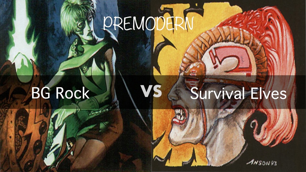 BG Rock vs Survival Elves | Premodern | Round 2