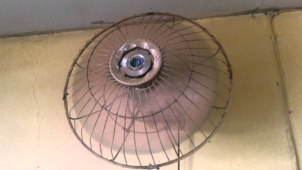 Vintage National orbit ceiling fan YouTube