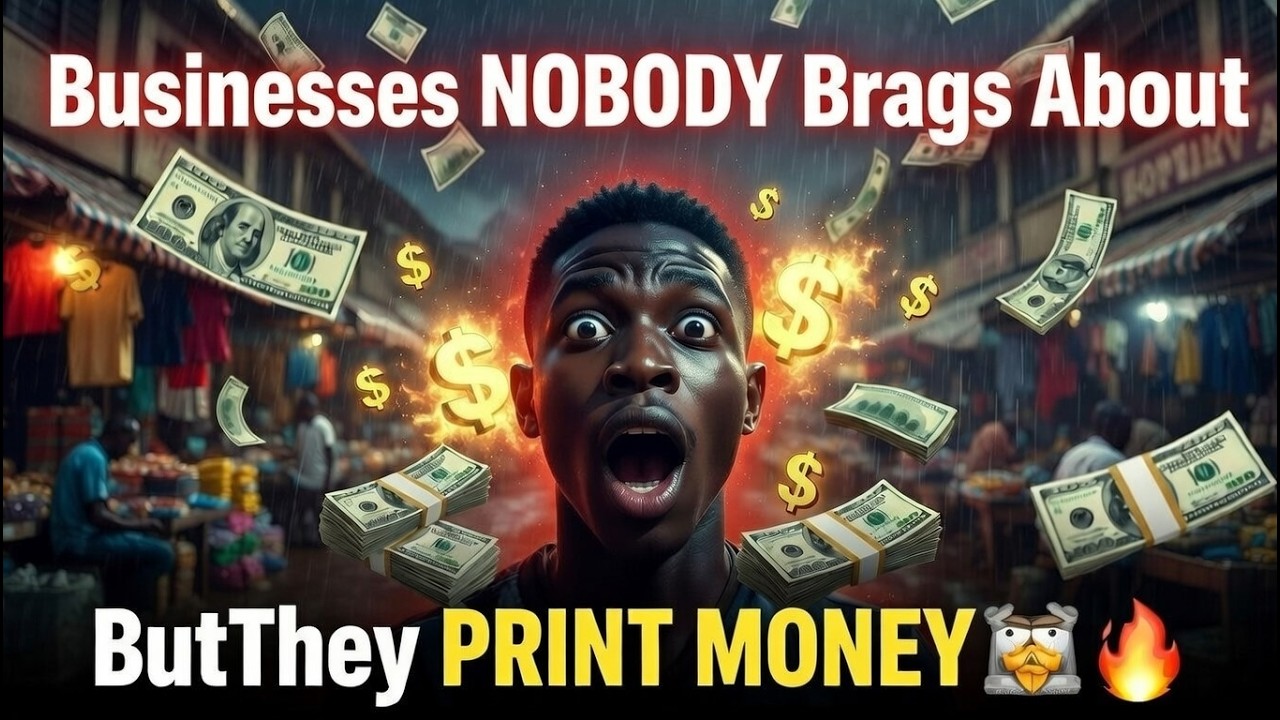9 Businesses Nobody Brags About — But They Print Money in Africa