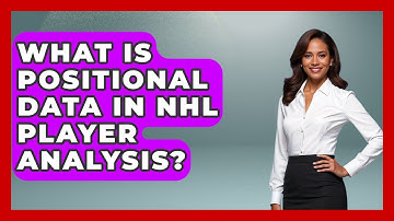 What Is Positional Data In NHL Player Analysis? - Puck Stats Central