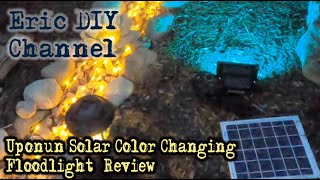 Uponun Solar Color Changing Floodlight Review