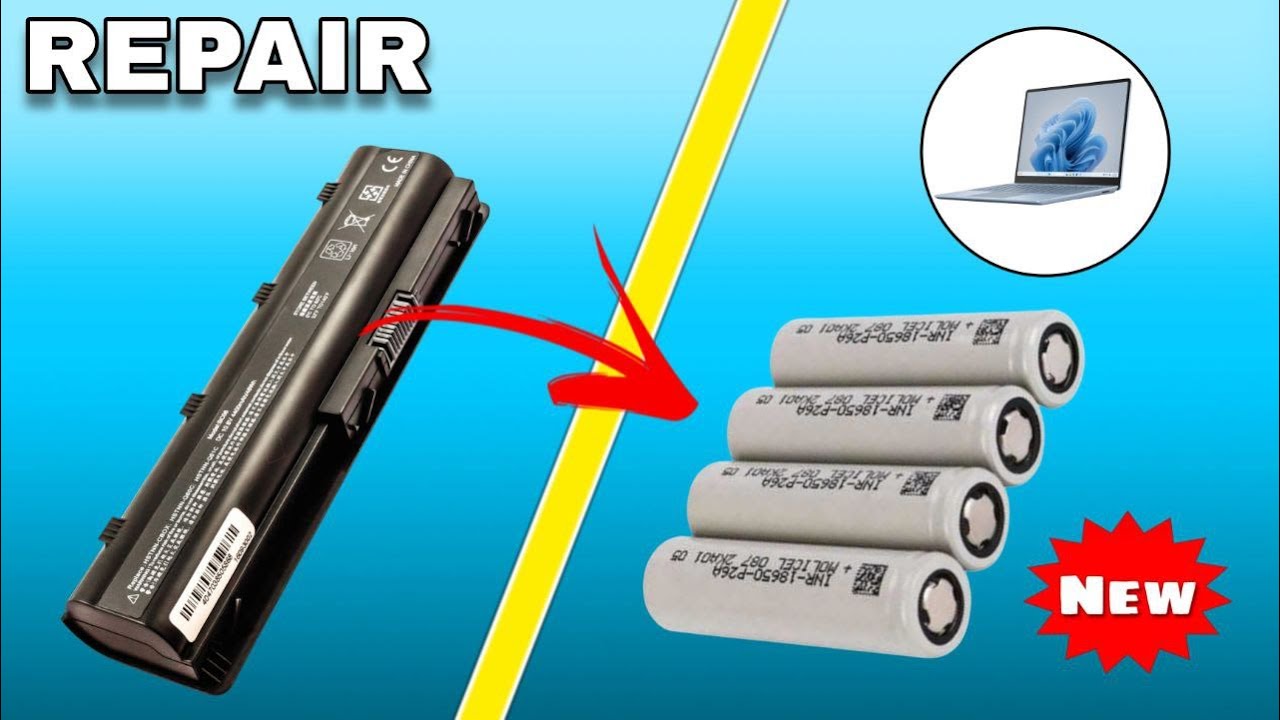 Fix Your Dead Laptop Battery in Minutes REPLACE 18650 Cells Easily
