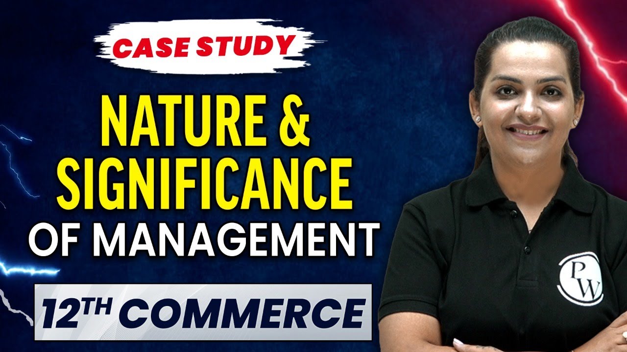 case study on nature of management