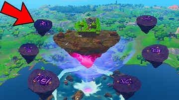 FORTNITE- 24/7 LIVE FLOATING ISLAND CUBE EVENT - CUBE IS ON FINAL RUNE !!