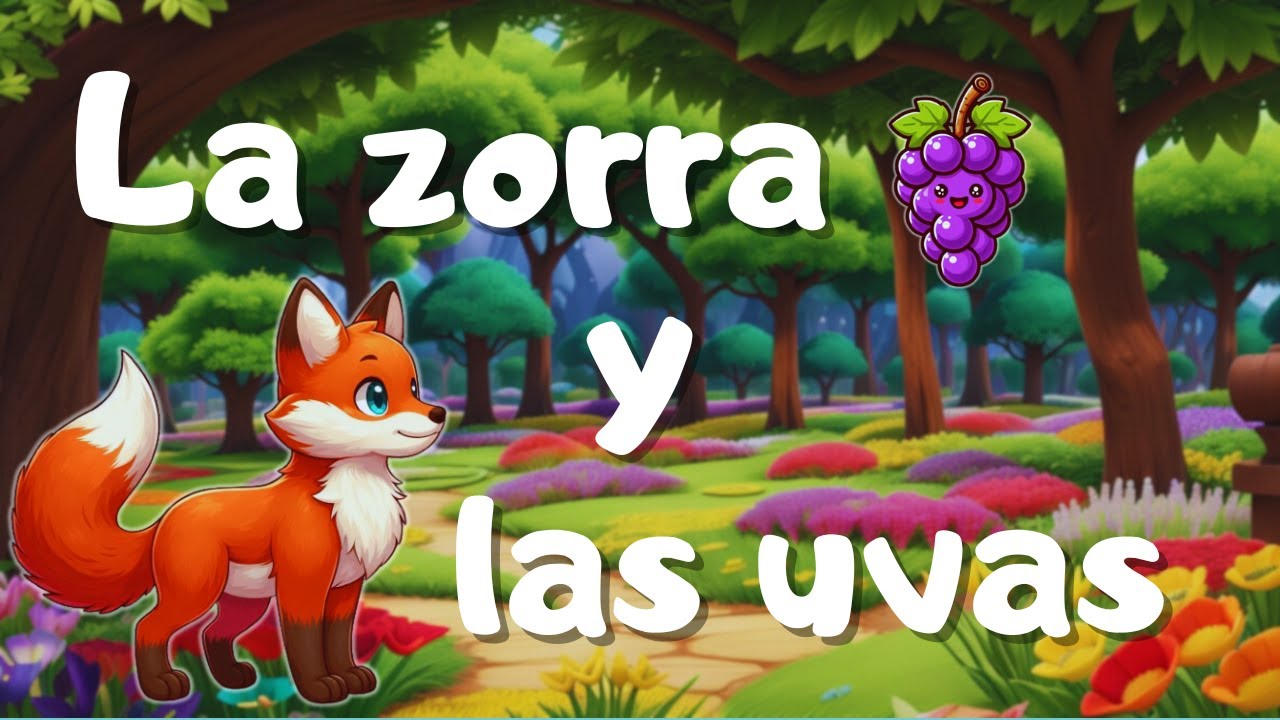La ZORRA y las UVAS 🦊🍇| CUENTO INFANTIL con MORALEJA - YouTube