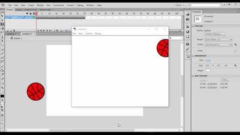 Adobe Flash CS6: Cara Membuat Animasi 2 Dimensi BoLa Basket Memantul Dengan Frame by Frame