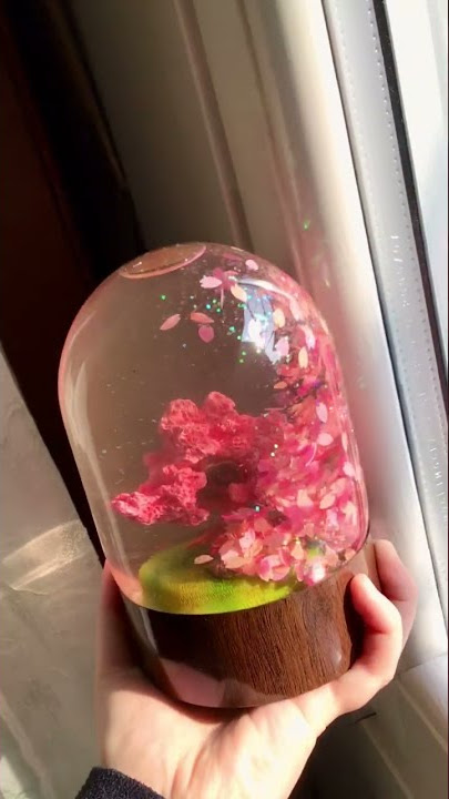 Okami Amaterasu cherry blossom globe (snow globe)