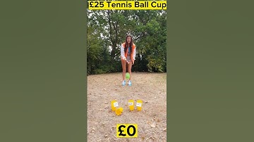 £25 Tennis Ball Challenge #Shorts