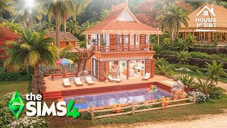THE SIMS 4 Dream Tropical Summer Rental - Relaxing Speed Build