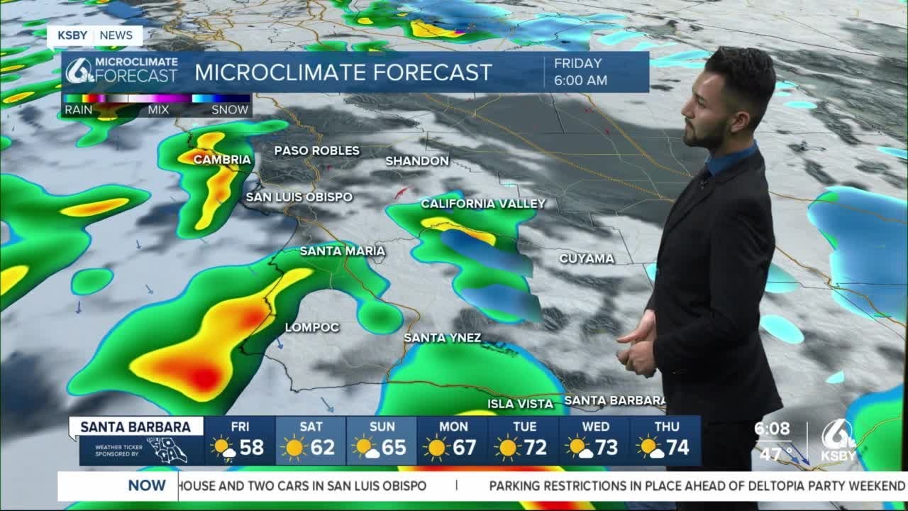 A cold system will bring periods of showers through Friday evening ...