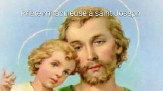 Prière miraculeuse à saint Joseph