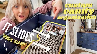 *LowBudget* DIY Vanity Organization | Simple diy crafts, builds + amazon favs!