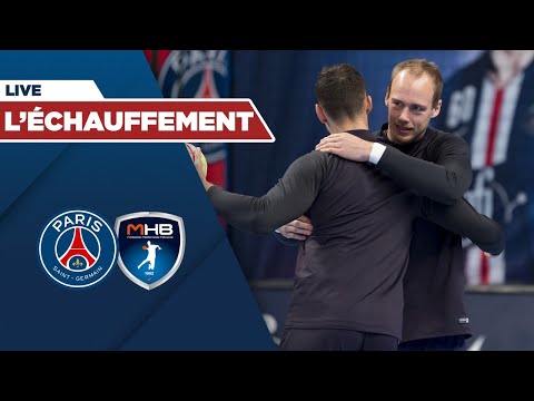 PSG Handball - Montpellier Handball : l'échauffement en live