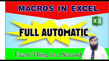 How To Use Macros in MS Excel - MS Excel Tutorial in Urdu / Hindi.