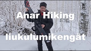 Anar Hiking 145cm liukulumikengät, siteitten asennus ja kokemukset, joulukuu 2023 by Jari T. Lukkarinen 462 views 3 months ago 20 minutes