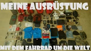 Ausrüstung für Fahrradtour / Radreise um die Welt