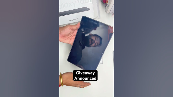Samsung Tab A9+ giveaway