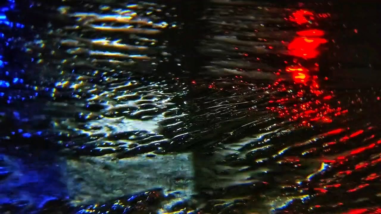 🌧️ Very Heavy Rain on Wet Streets – Dark Neon City Ambience for Insomnia Relief 🌃✨