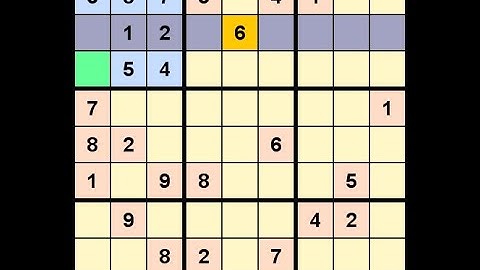 How to Solve Los Angeles Times Sudoku Expert June 3, 2022