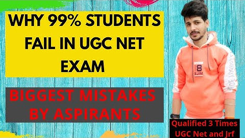 MISTAKES IN UGC  PREPARATION|| WHY CANDIDATES FAIL TO QUALIFY UGC NET EXAM II